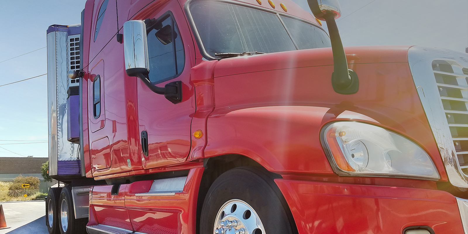 SLC Trucking Lawyer - Red Truck